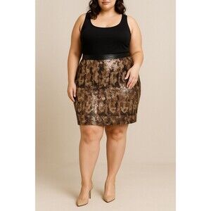 Lane Bryant Plus Size Camo Sequin Pencil Skirt - Women's Size 26